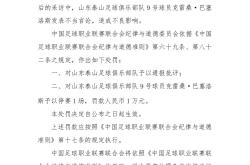 开云体育app注册-球队主帅因言论不当被罚款，球队感受冲击